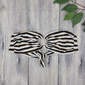 Melissa Odabash Striped Bikini Swim Top